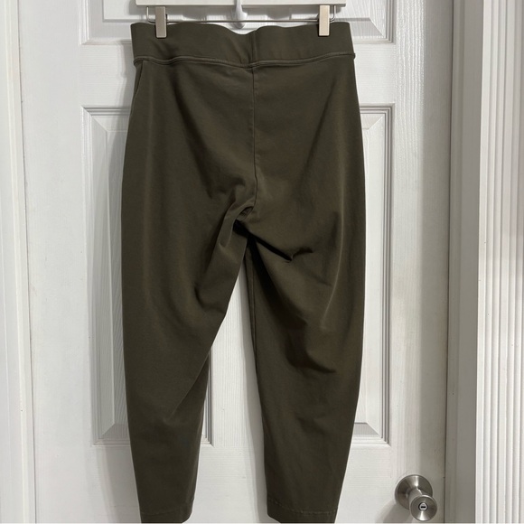 Lands' End Green Casual Pull On Cropped Jeans Pants Medium - Picture 3 of 6